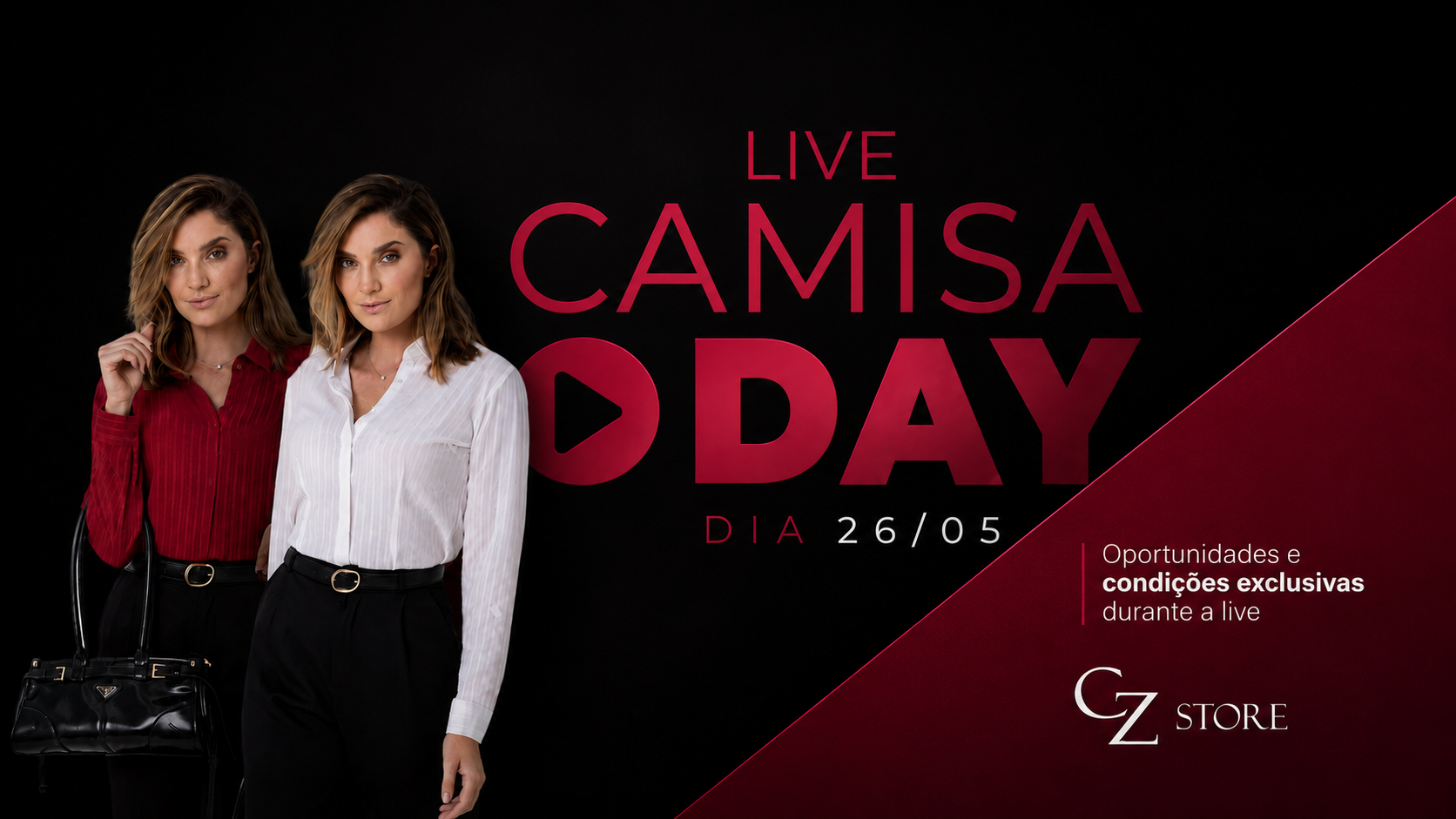 Live Camisa Day — 26/05 CZ STORE